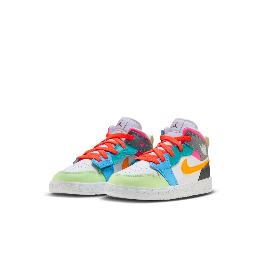(PS) Air Jordan 1 Mid ALT SE 'White Dark Shadow Hyper Pink Taxi' FJ3462-100