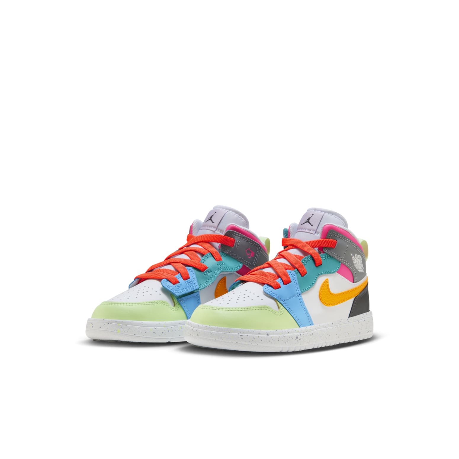 (PS) Air Jordan 1 Mid ALT SE 'White Dark Shadow Hyper Pink Taxi' FJ3462-100