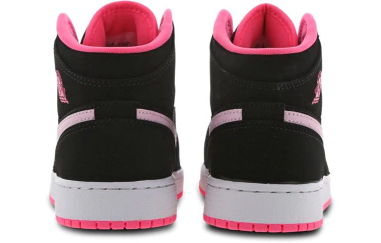 (GS) Air Jordan 1 Mid 'Black Digital Pink' 555112-066