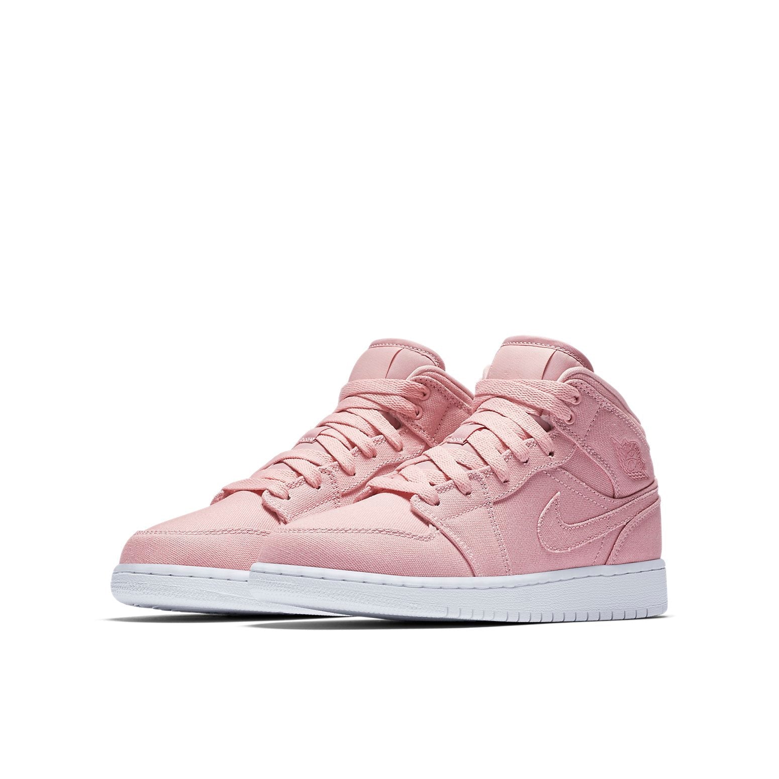 (GS) Air Jordan 1 Retro Mid 'Pink' 554725-620