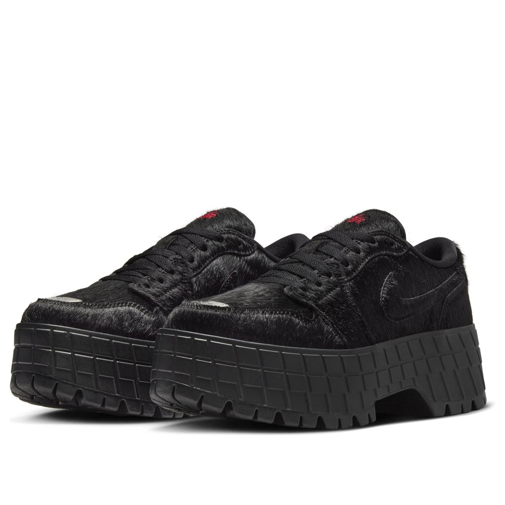 (WMNS) Air Jordan 1 Low Brooklyn 'Black Gym Red' IB7210-006
