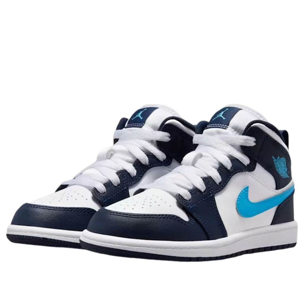 (PS) Air Jordan 1 Mid 'Obsidian Dark Powder Blue' DQ8424-404