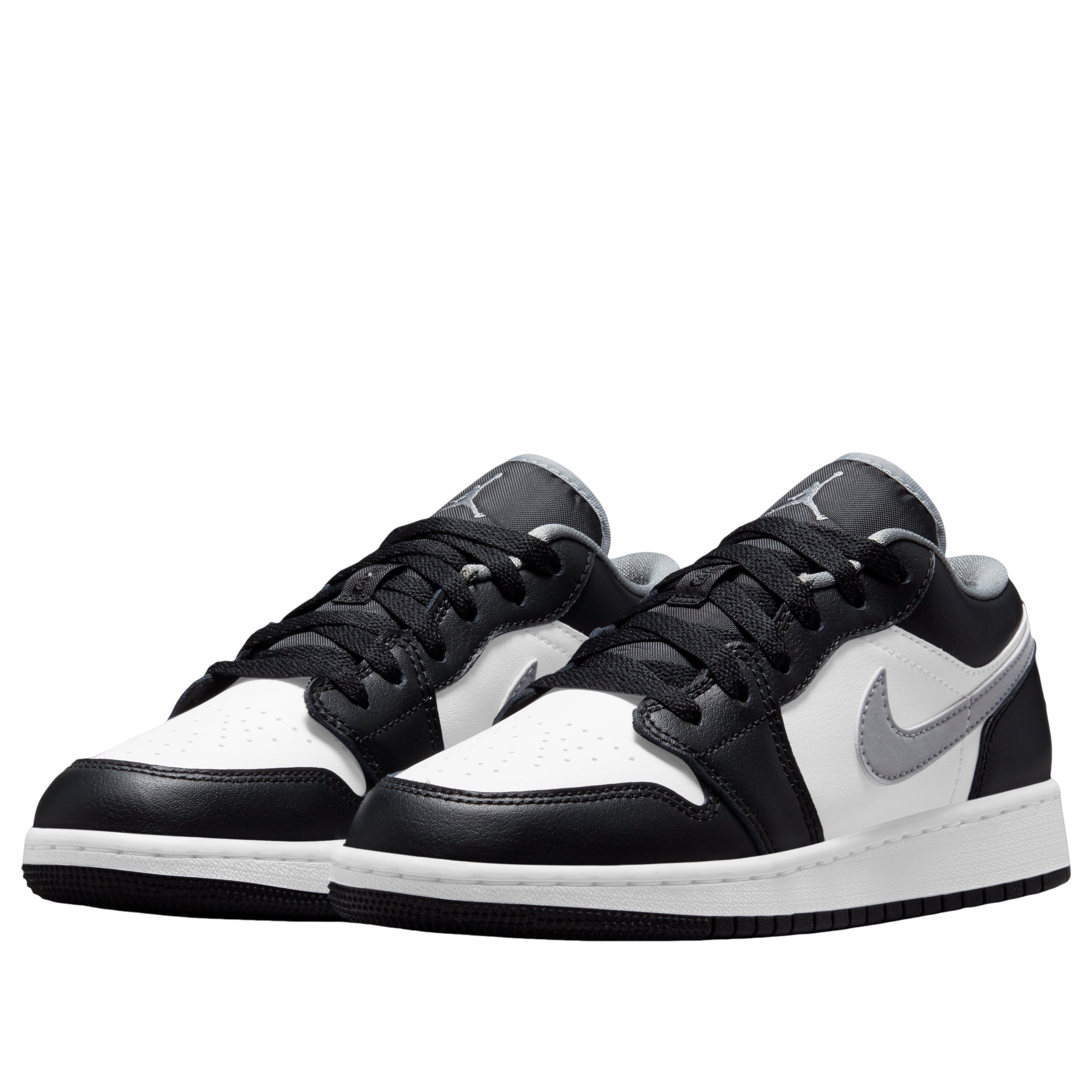 (GS) Air Jordan 1 Low 'Black Medium Grey' 553560-040