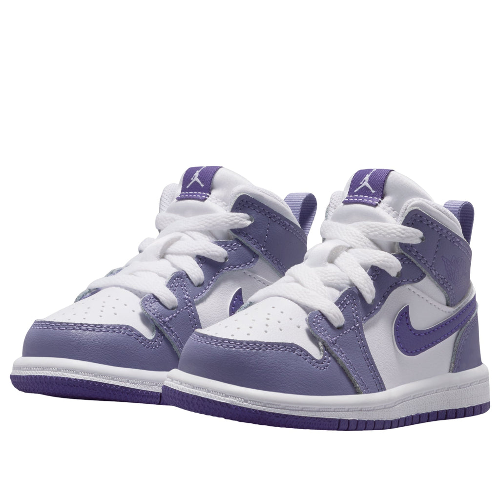 (TD) Air Jordan 1 Mid 'Dusty Amethyst White Court Purple' DQ8425-500