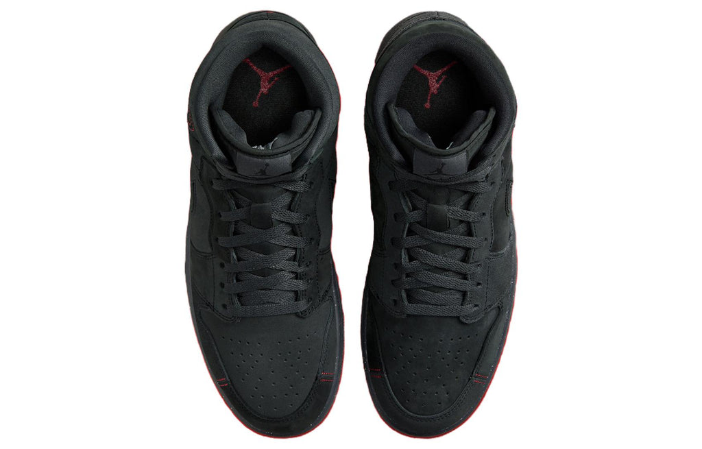 Air Jordan 1 Mid SE Craft 'Dark Smoke Red' FD8634-001