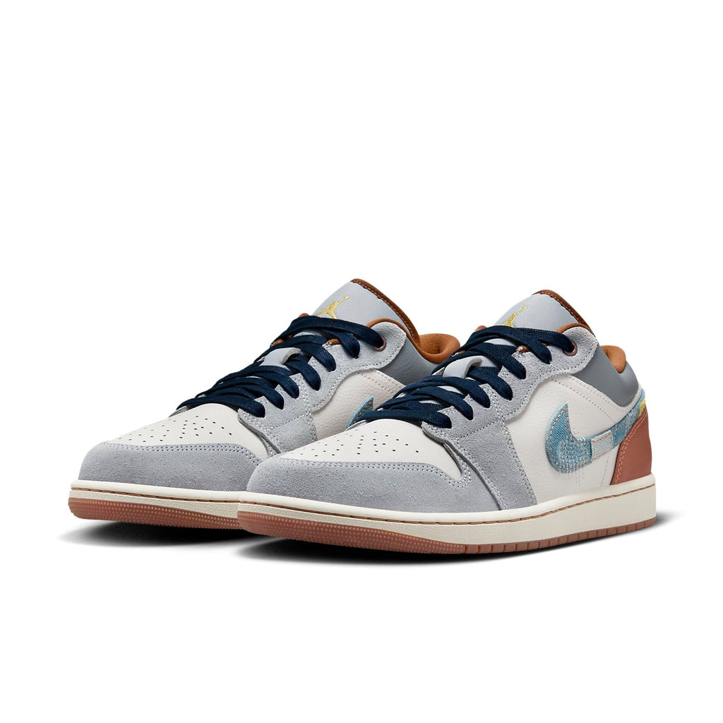 Air Jordan 1 Low SE 'Phantom Repaired Denim Swoosh' FZ5042-041
