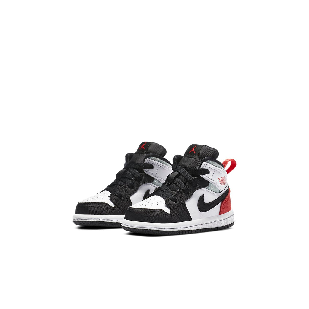 (TD) Air Jordan 1 Mid SE 'Red Black Toe' BQ6933-100