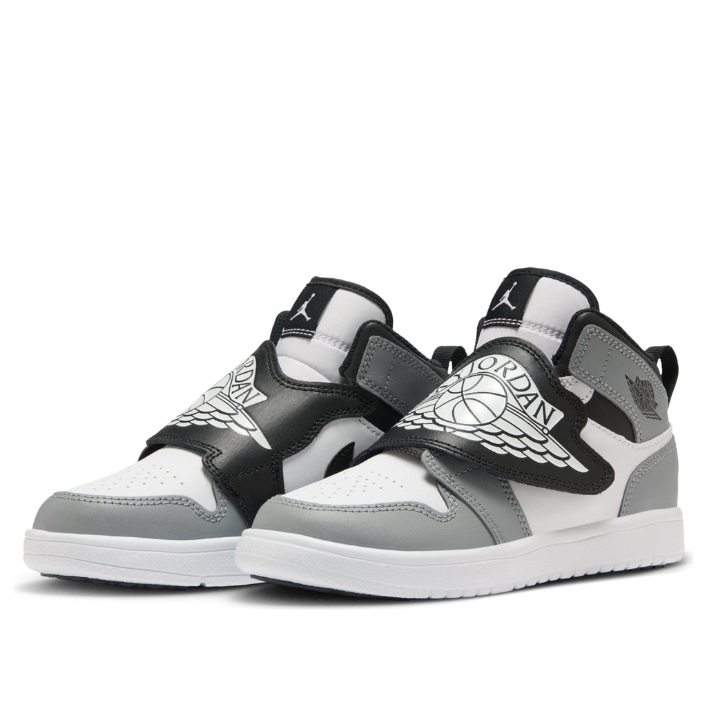 (PS) Air Jordan 1 Sky logo 'Grey Black White' BQ7197-102