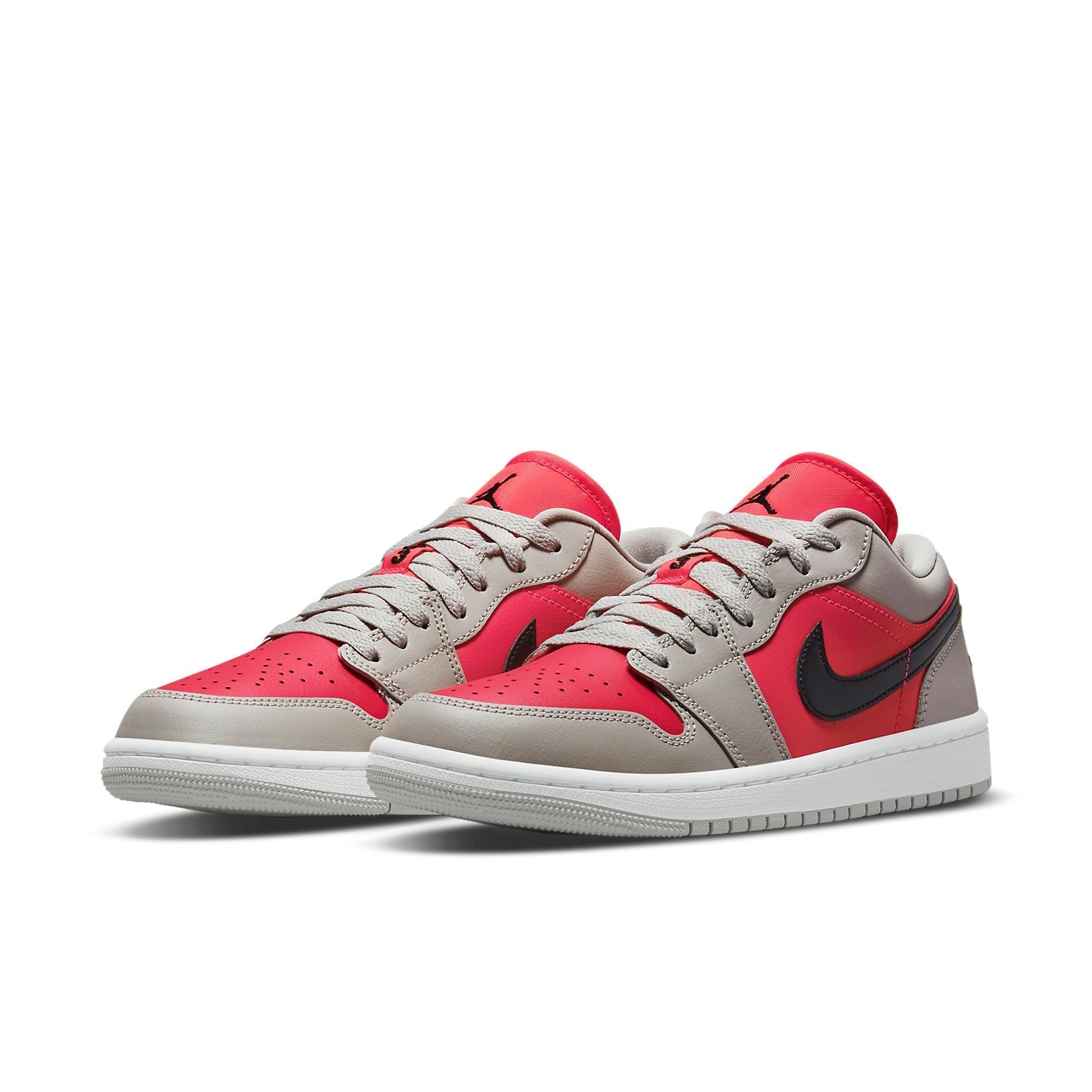 (WMNS) Air Jordan 1 Low 'Light Iron Ore Siren Red' DC0774-060