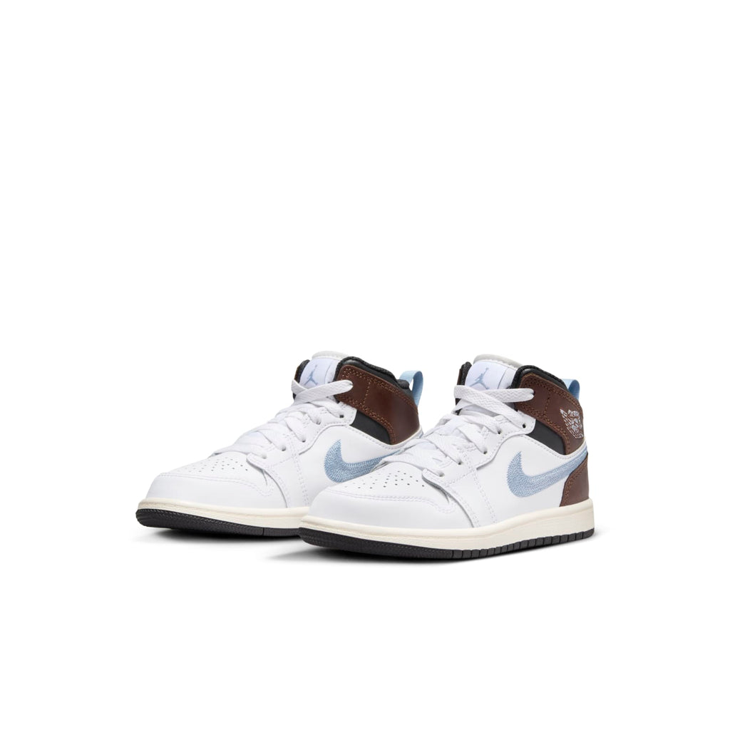 (PS) Air Jordan 1 Mid SE 'White Blue Grey' FQ8220-142