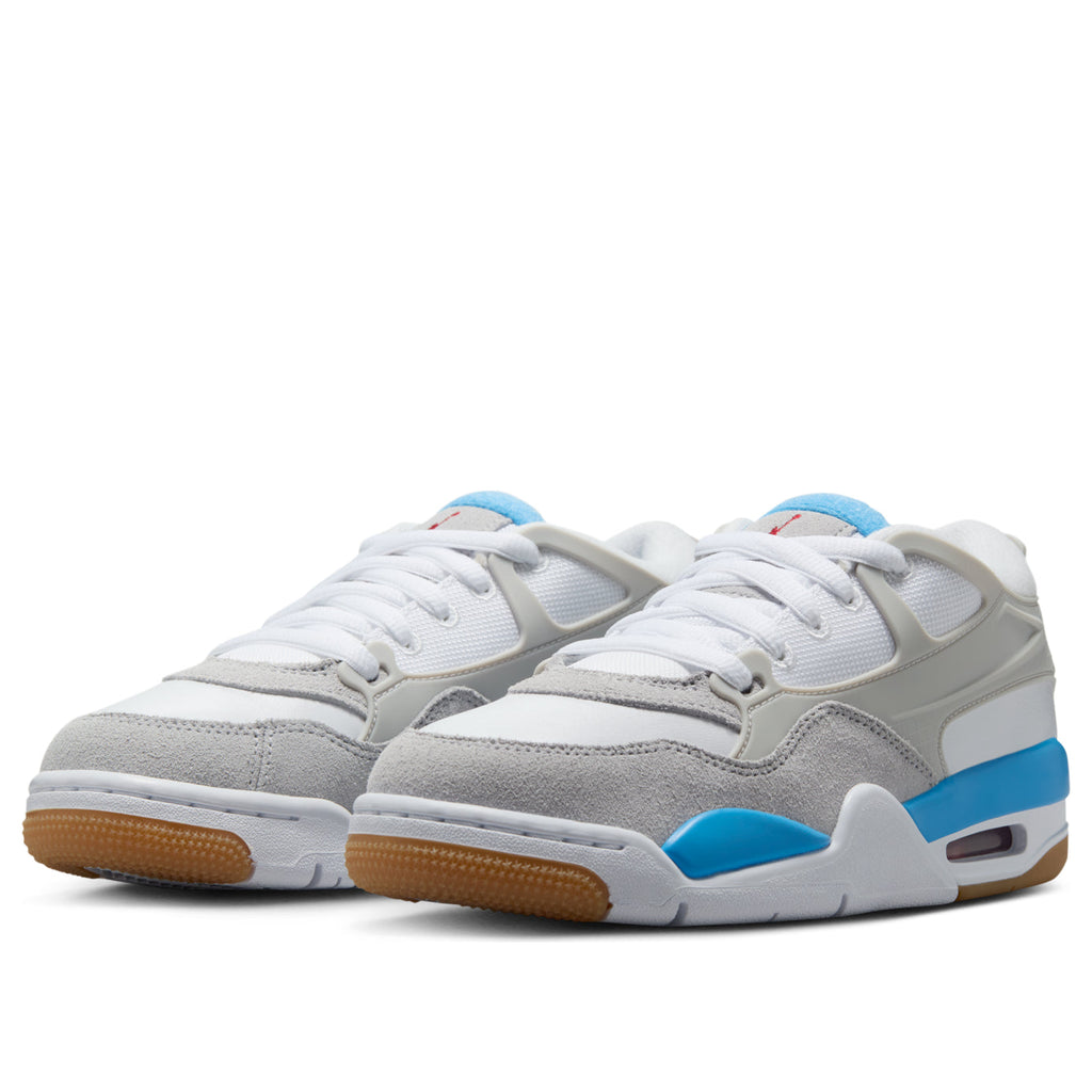 (GS) Air Jordan 4 RM 'White Blue Neutral Grey' FQ7938-104