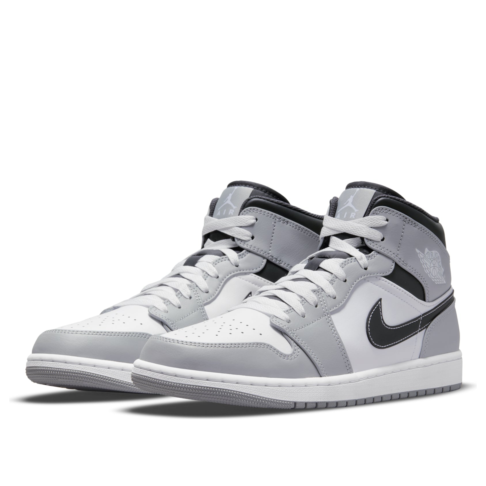 Air Jordan 1 Mid 'Light Smoke Grey' 554724-078