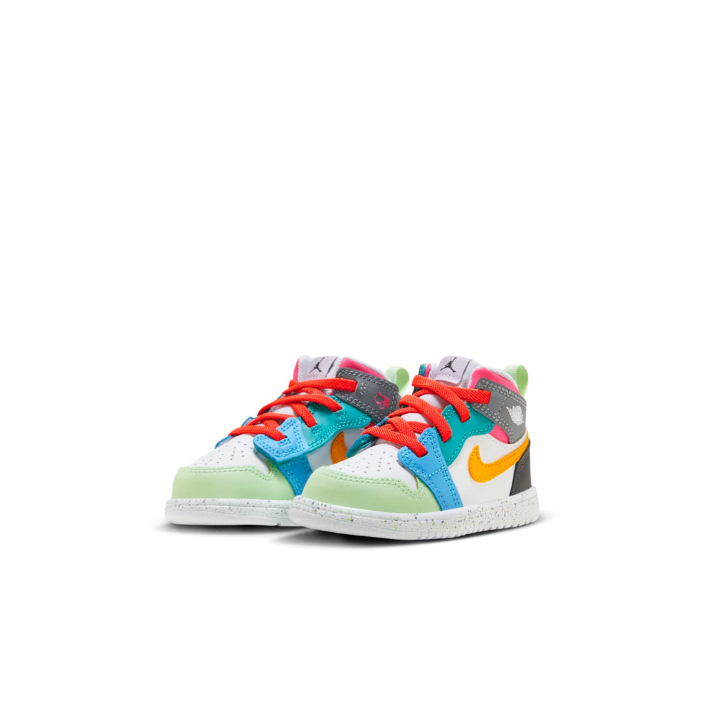 (TD) Air Jordan 1 Mid ALT SE 'White Dark Shadow Hyper Pink Taxi' FJ3463-100