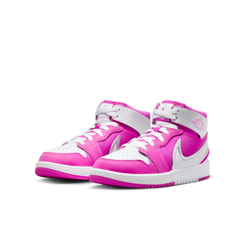(GS) Air Jordan 1 Mid RM EasyOn 'White Fire Pink' FQ1281-601