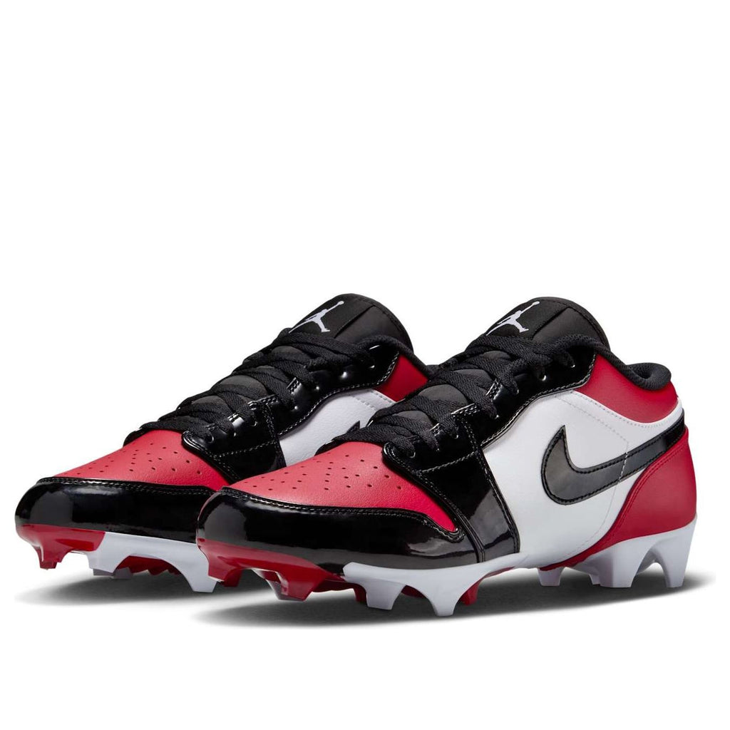 Air Jordan 1 Low TD Cleat 'Patent Bred Toe' FJ6245-601