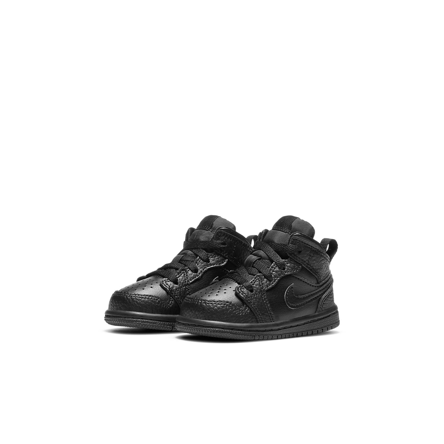 (TD) Air Jordan 1 Mid 'Triple Black' 640735-091