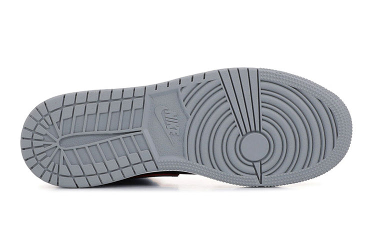 (GS) Air Jordan 1 Mid 'Black Particle Grey' 554725-060