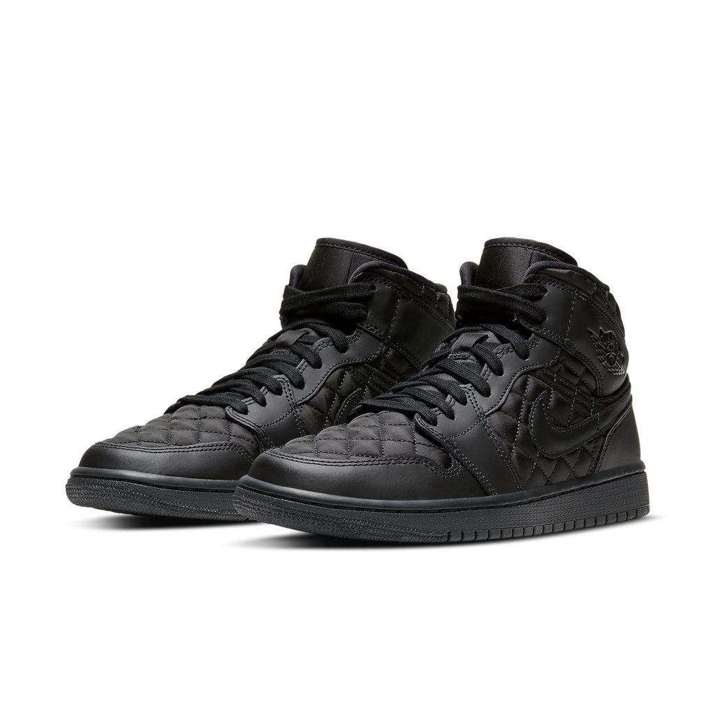 (WMNS) Air Jordan 1 Mid SE 'Black Quilted' DB6078-001