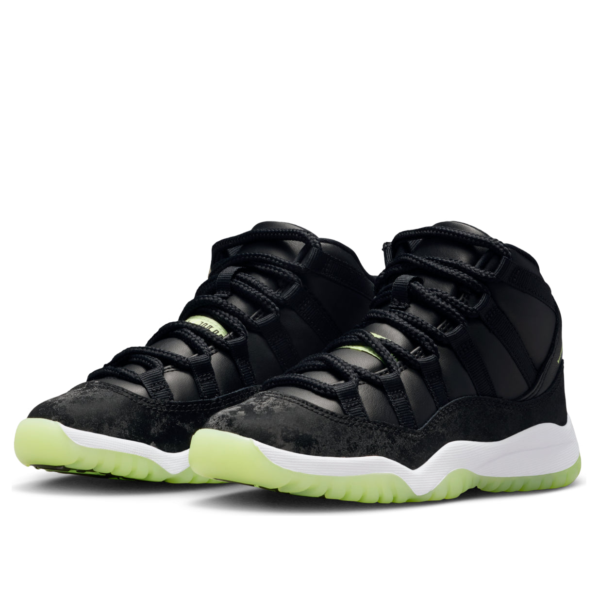 (PS) Air Jordan 11 Retro 'Black Barely Volt' IB1379-001