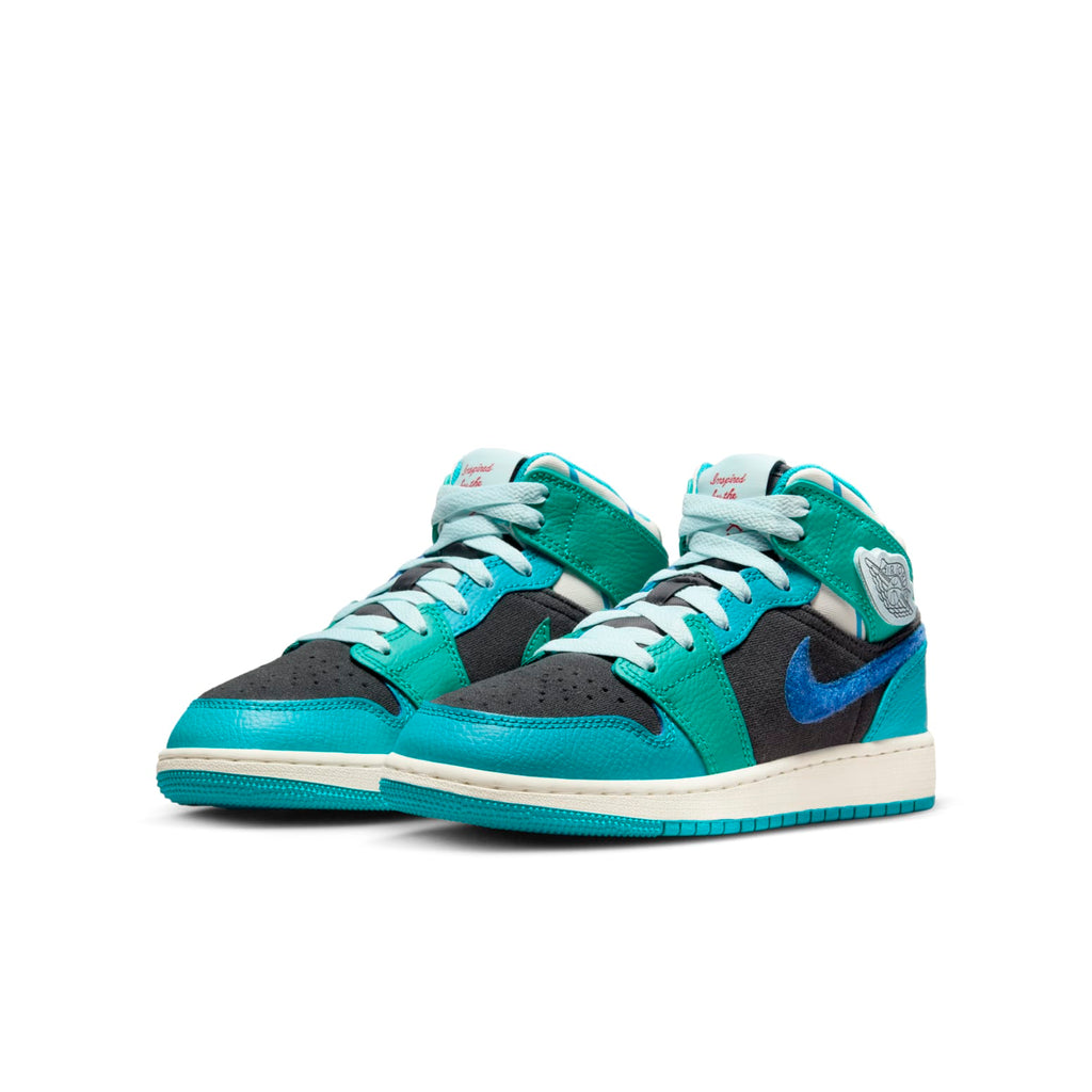(GS) Air Jordan 1 Mid 'Inspired by the Greatest Aquatone' FJ9482-004