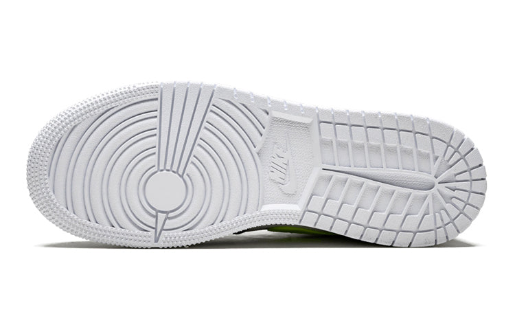 (GS) Air Jordan 1 Mid 'Gun Smoke Volt' 554725-072