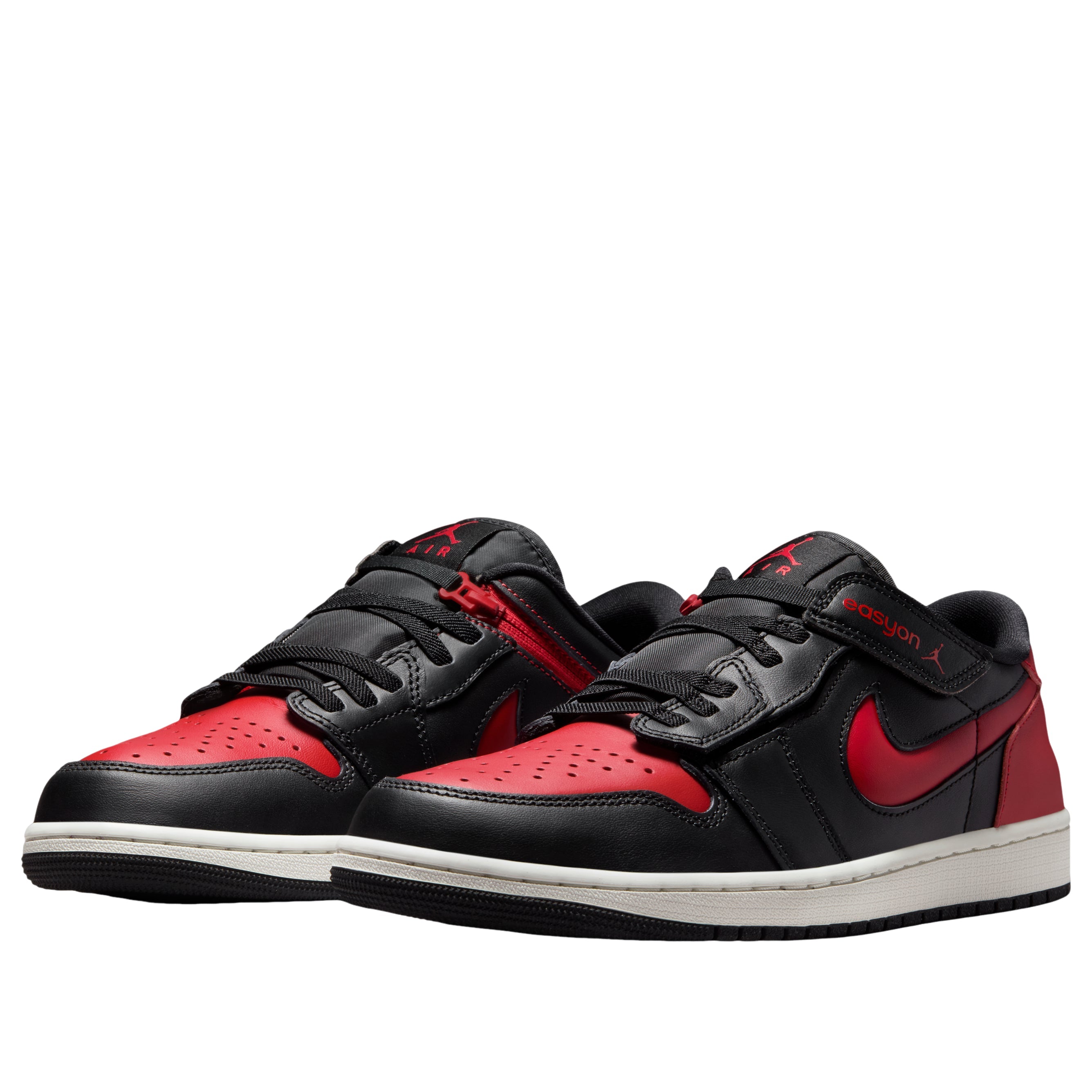 Air Jordan 1 Low Yeezy-On 'Black Varsity Red' DM1206-067