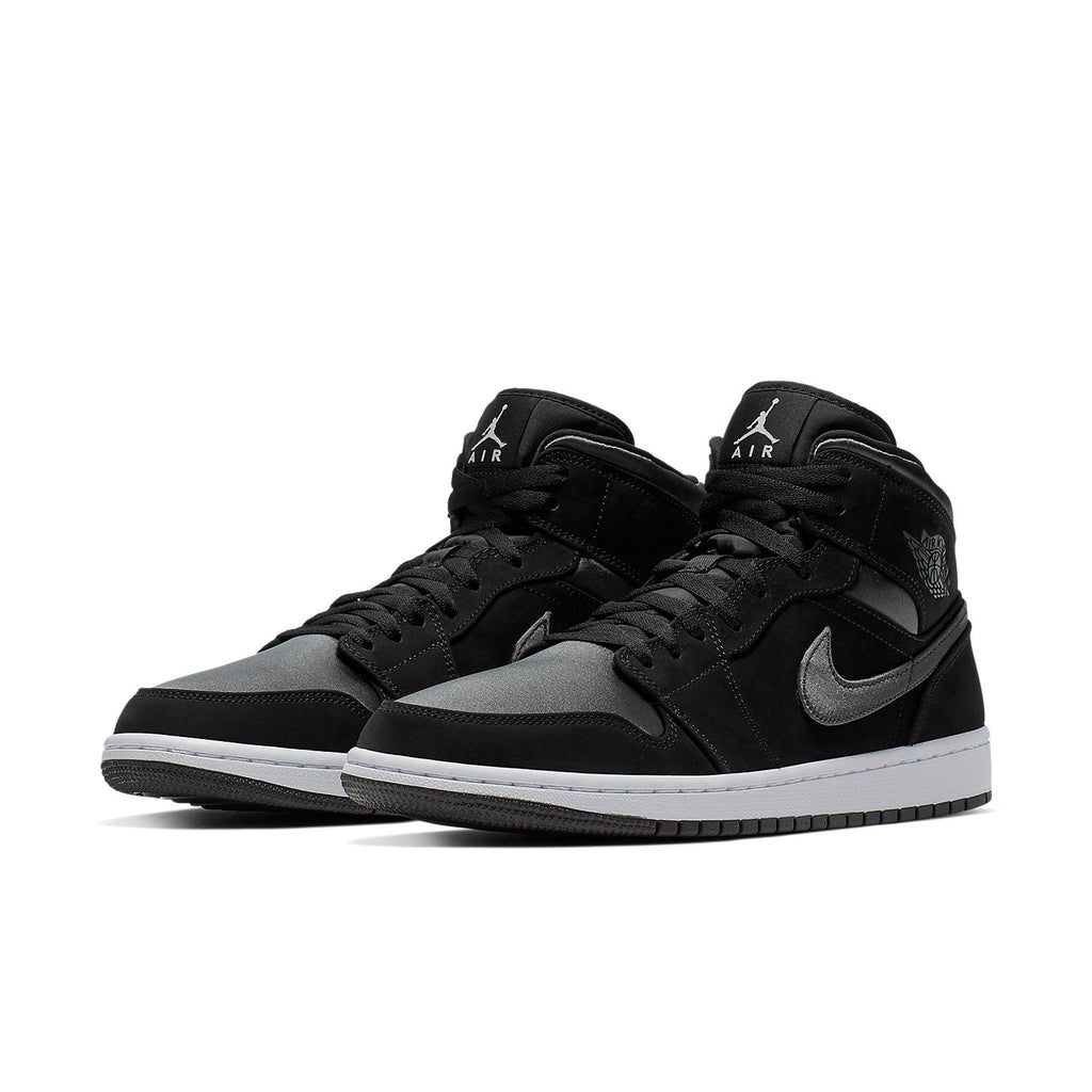 Air Jordan 1 Mid SE Nylon 'Black Grey' 852542-012