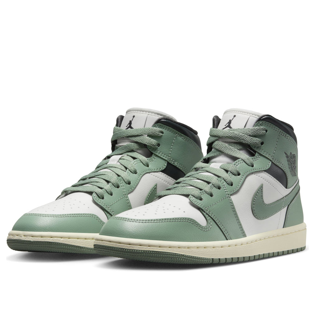 (WMNS) Air Jordan 1 Mid 'Jade Smoke' BQ6472-130