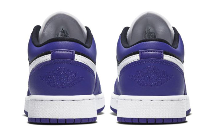 (GS) Air Jordan 1 Low 'Black Court Purple' 553560-501