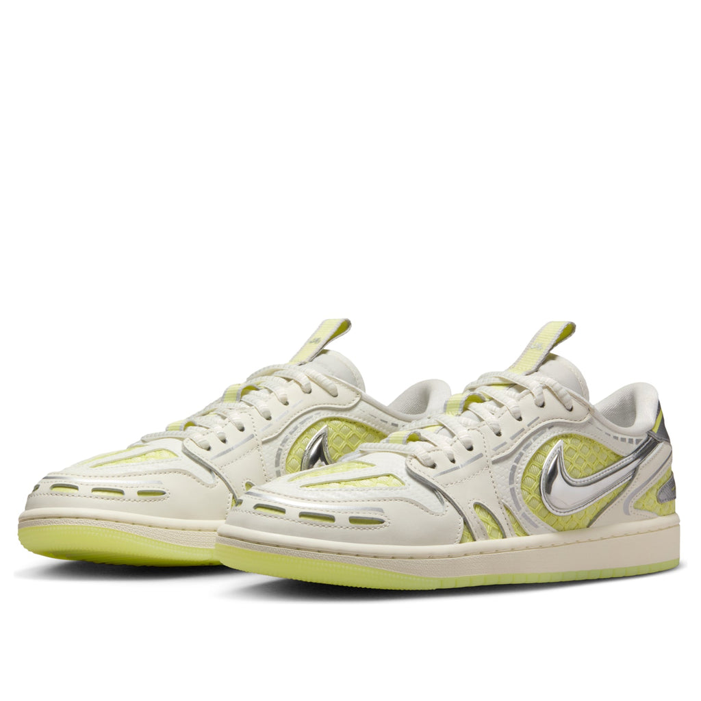 (WMNS) Air Jordan 1 Low Method of Make V3 'Sail Luminous Green' HQ2186-130
