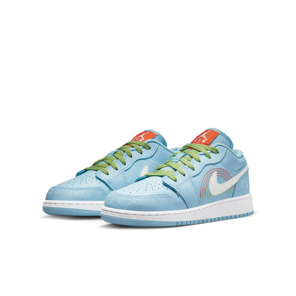 (GS) Air Jordan 1 Low SE 'Blue Stitch' DO8227-400