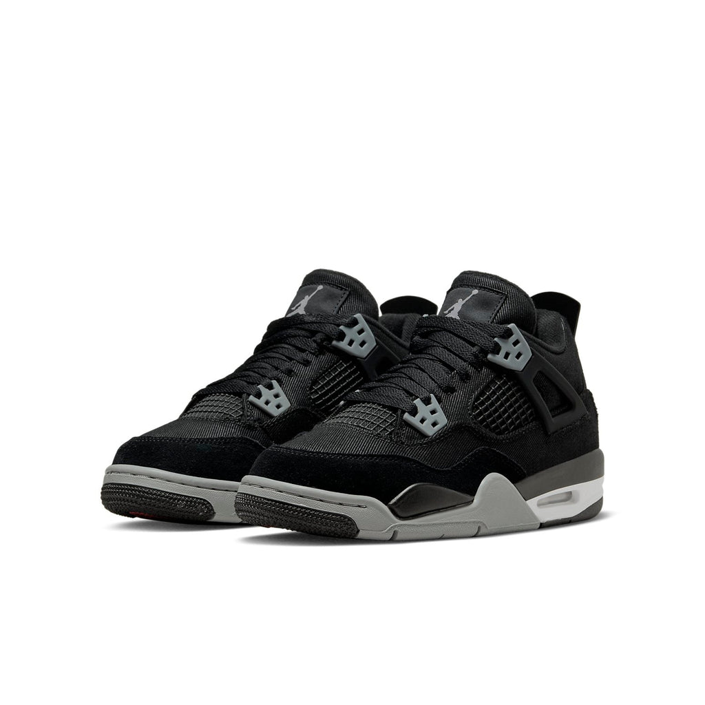 (GS) Air Jordan 4 Retro SE 'Black Canvas' DV0553-006
