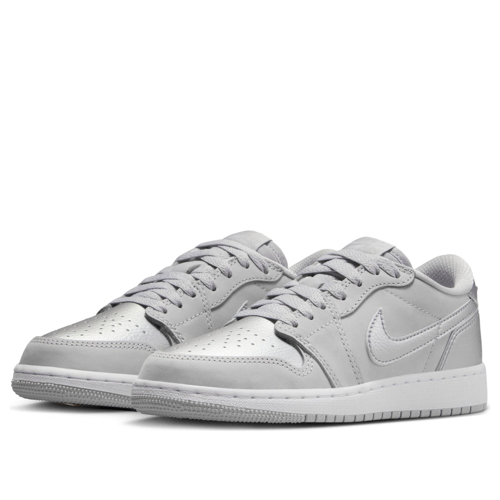 (GS) Air Jordan 1 Low OG 'Metallic Silver' CZ0858-002