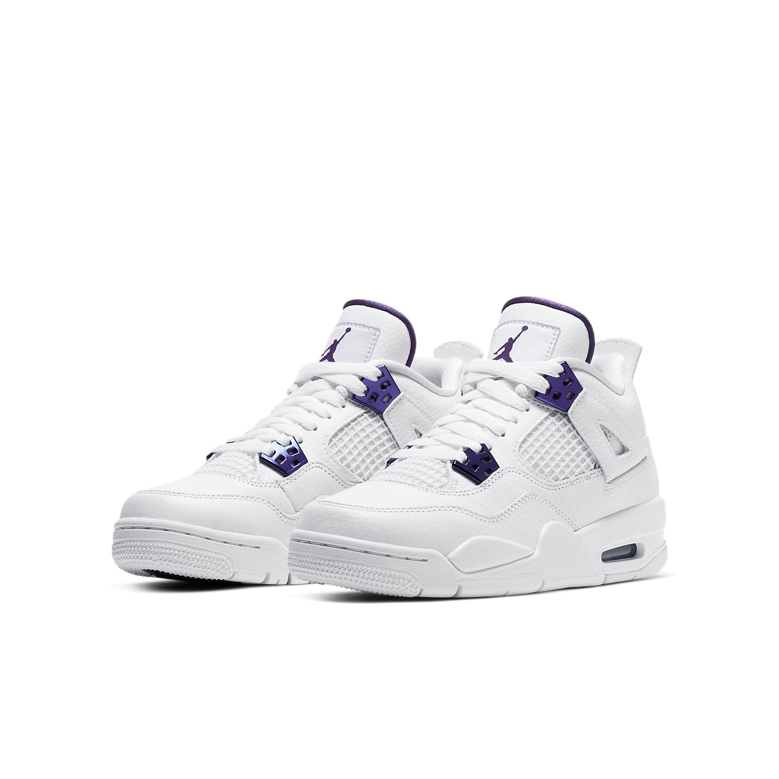 (GS) Air Jordan 4 Retro 'Purple Metallic' 408452-115