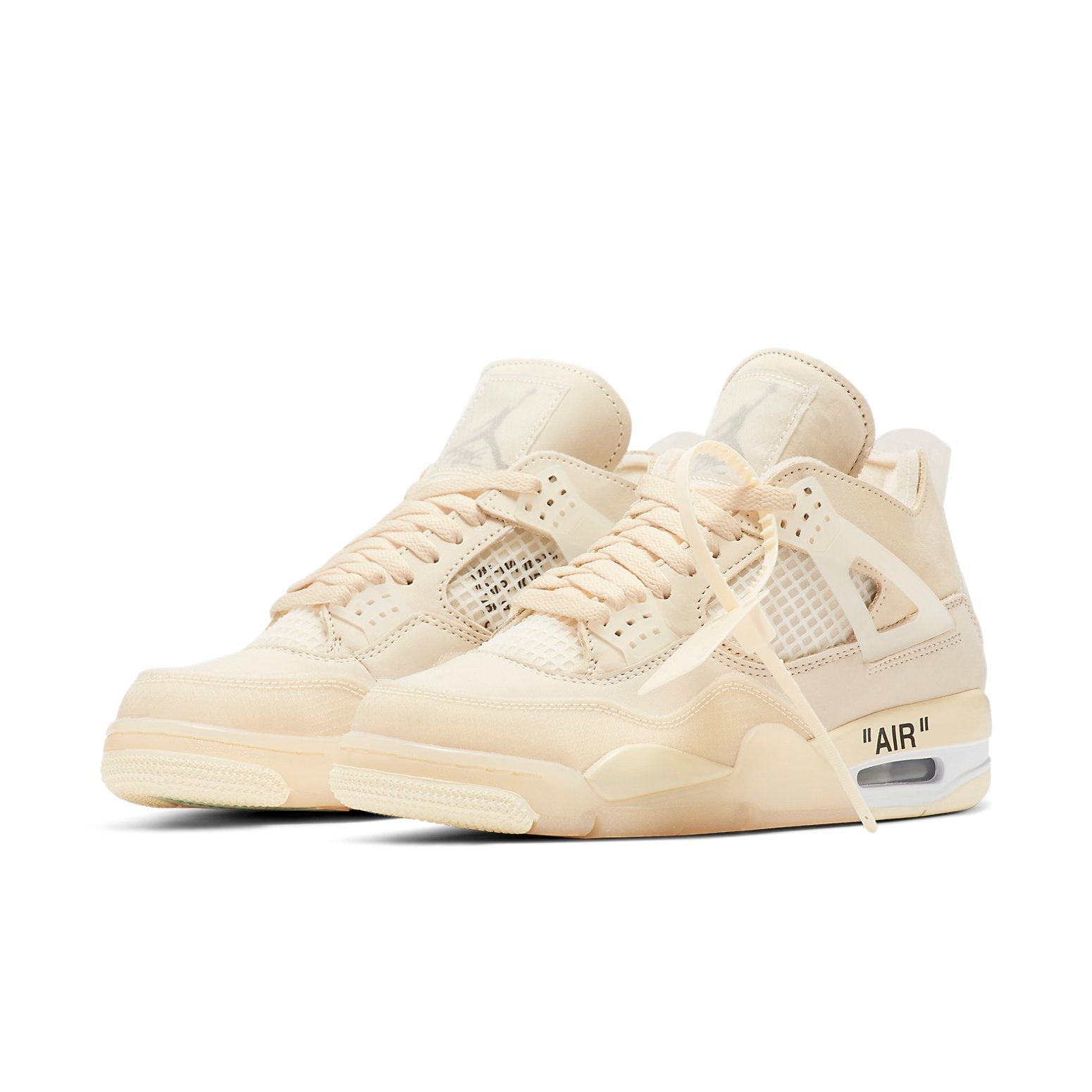 (WMNS) Air Jordan 4 x Off-White SP 'Sail' CV9388-100
