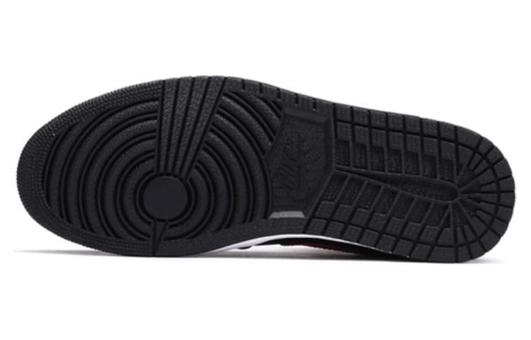 (GS) Air Jordan 1 Retro Mid 'Black Gym Red' 554725-009