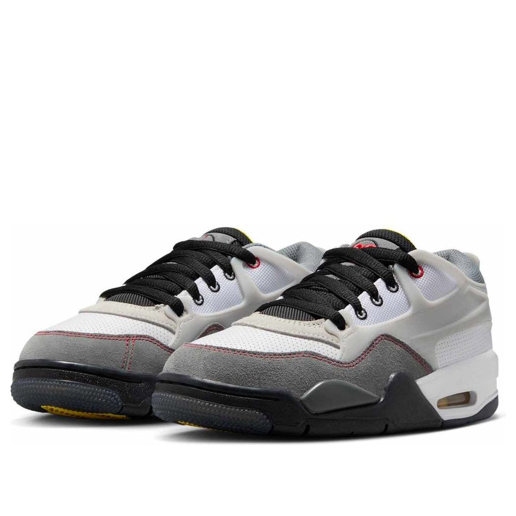 (GS) Air Jordan 4 RM Premium 'White Smoke Grey Red' IB8051-100