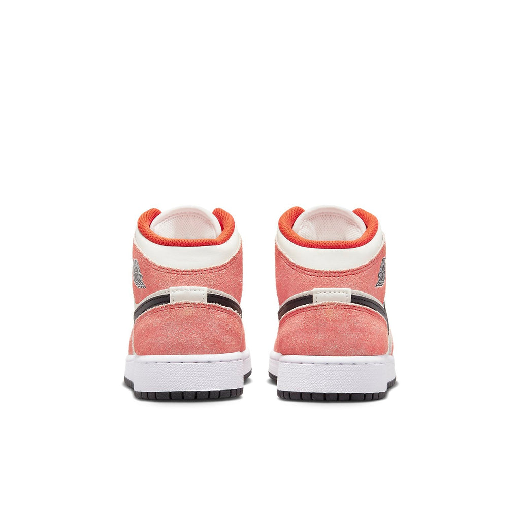 (GS) Air Jordan 1 Mid SE 'Orange Suede' DV1336-800