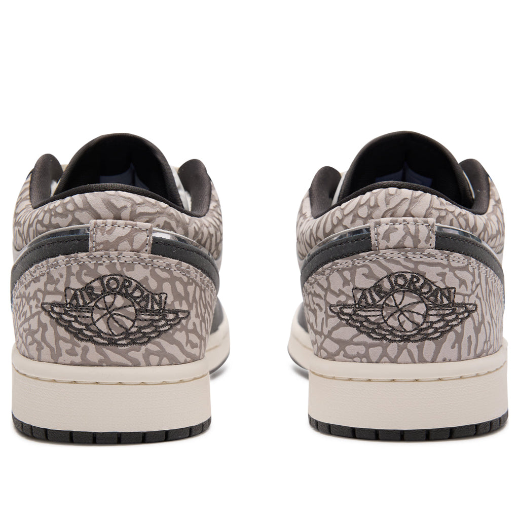 Air Jordan 1 Low SE 'Sail Deep Pewter Elephant Print' IU2268-100