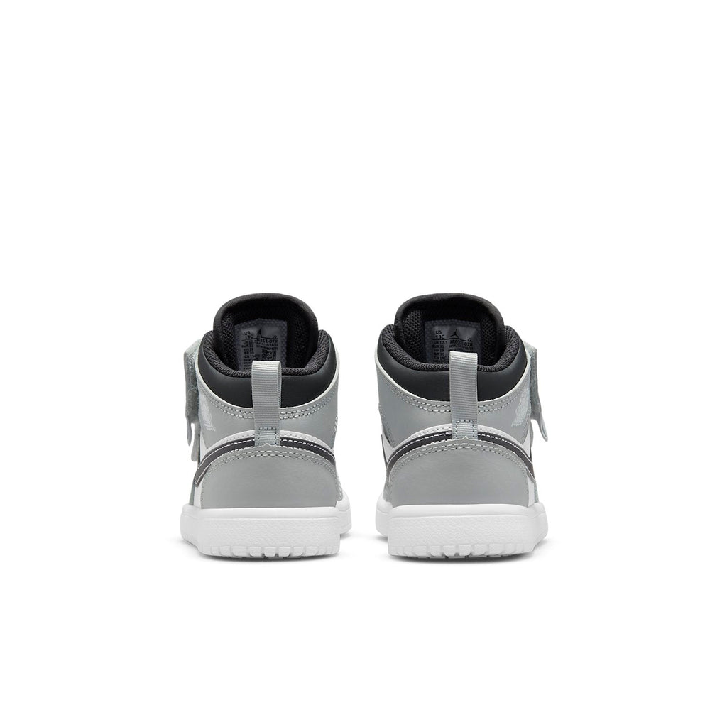 (PS) Air Jordan 1 Mid 'Grey Black White' AR6351-078