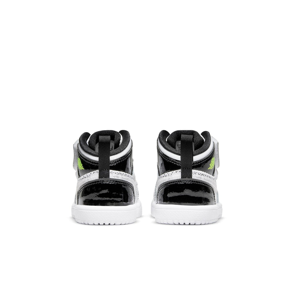 (TD) Air Jordan 1 Mid Alt SE 'White Black Graffiti' DH9682-100
