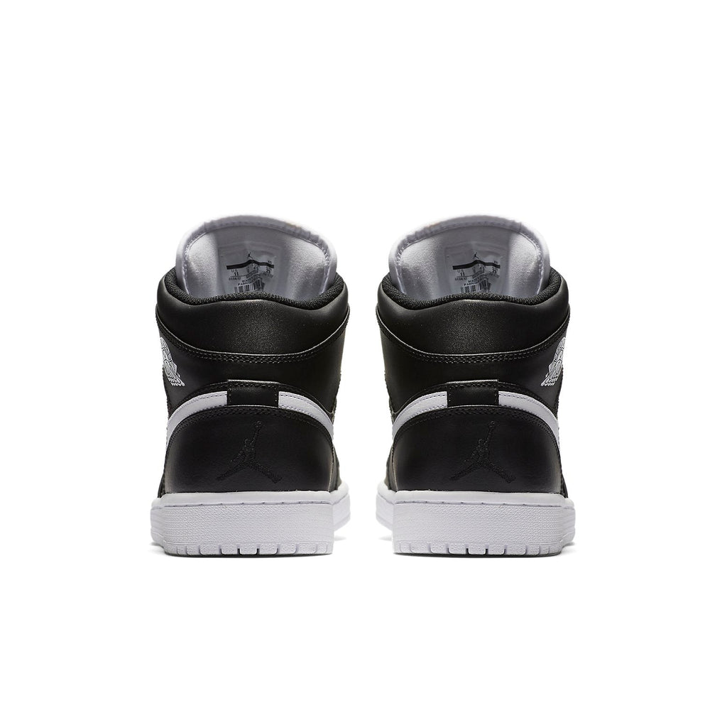 Air Jordan 1 Retro Mid 'Black White' 554724-038