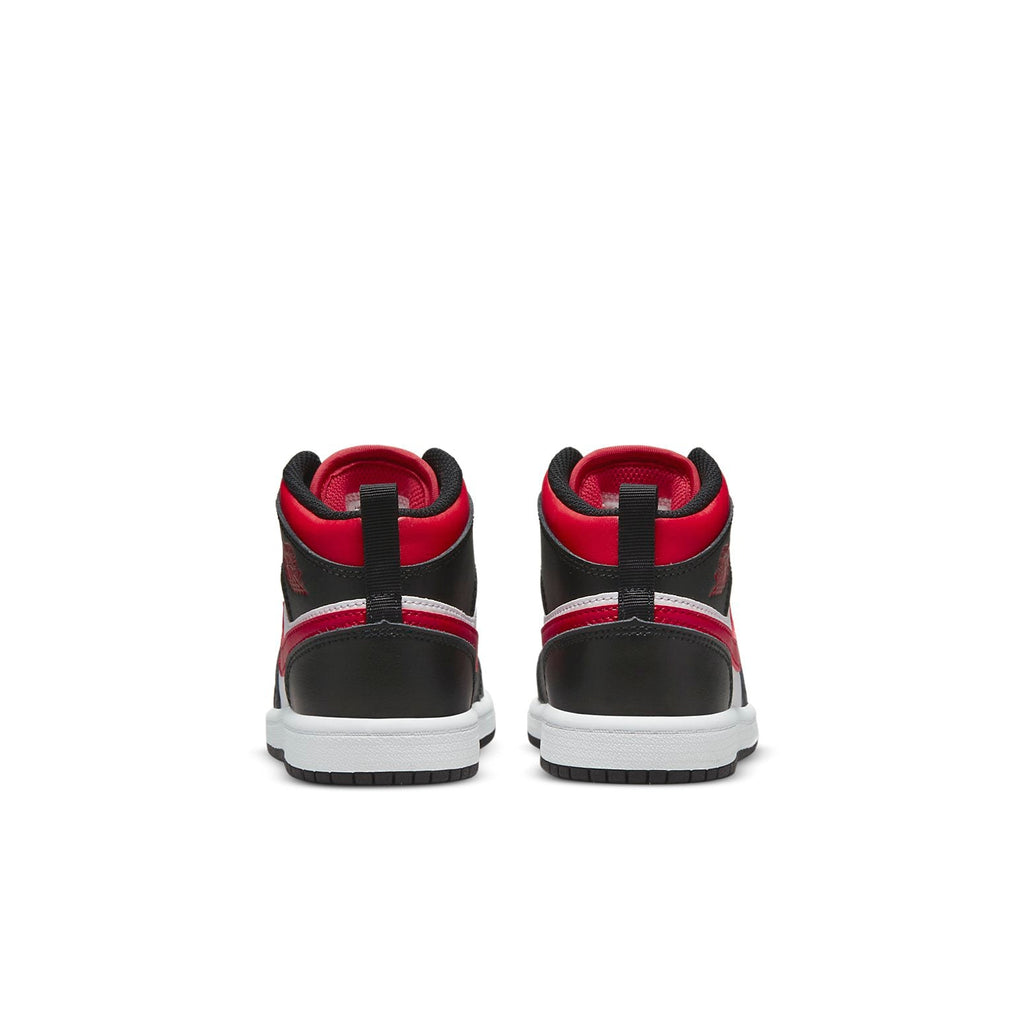 (PS) Air Jordan 1 Mid 'Black Fire Red' 640734-079