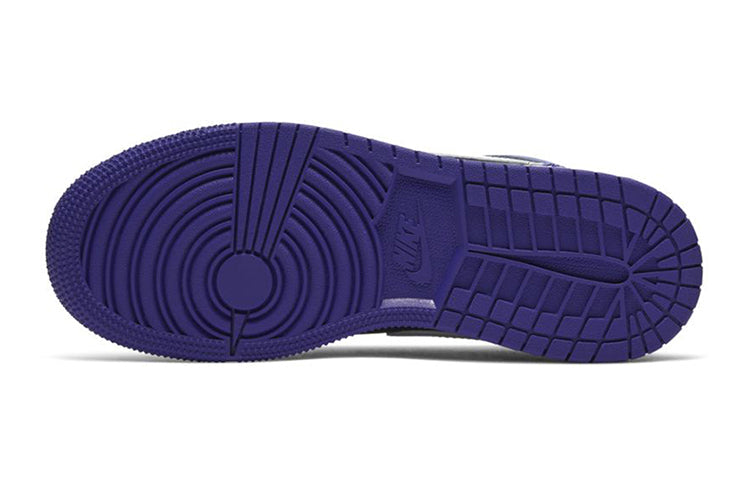 (GS) Air Jordan 1 Low 'Black Court Purple' 553560-501