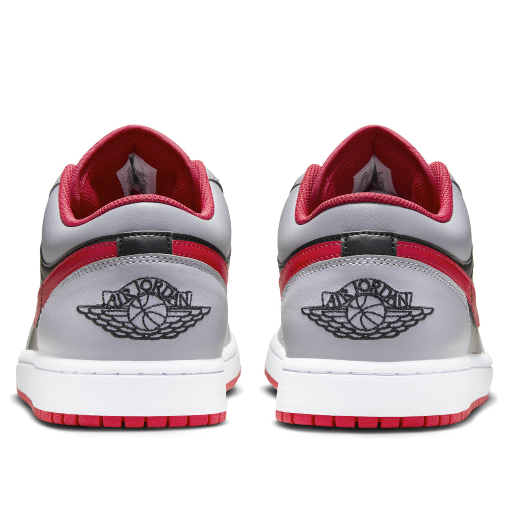Air Jordan 1 Low 'Black Light Smoke Grey Gym Red' 553558-060