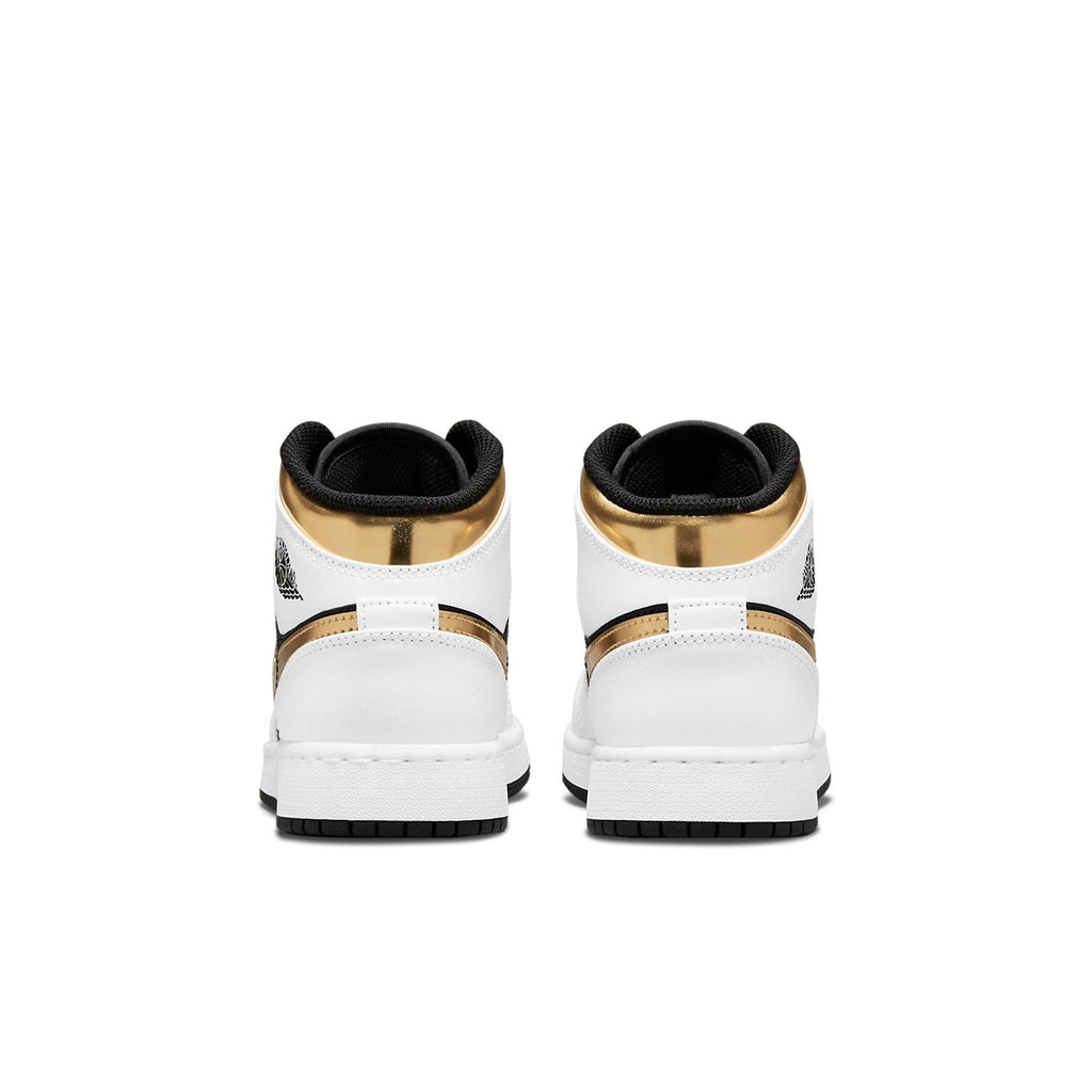 (GS) Air Jordan 1 Mid 'White Gold' 554725-190