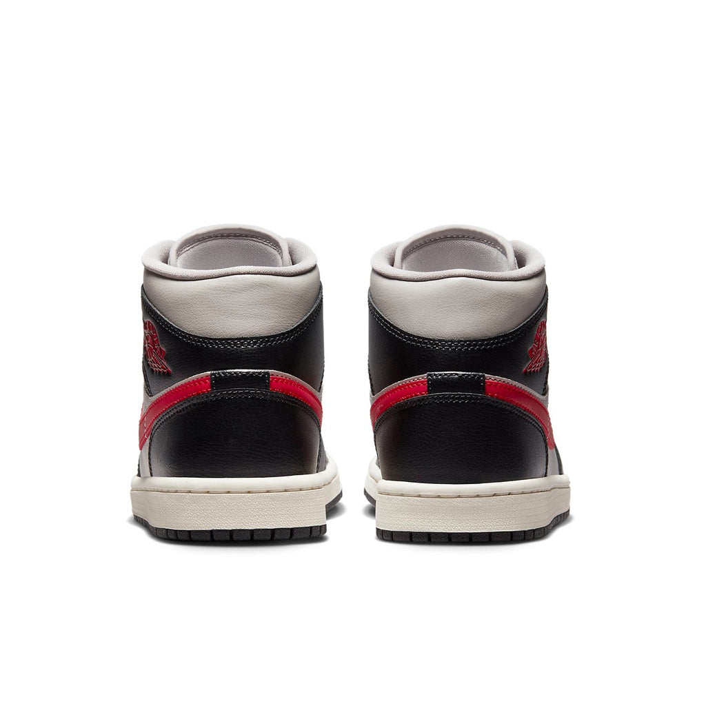 (WMNS) Air Jordan 1 Mid 'Black Gym Red Grey' BQ6472-060