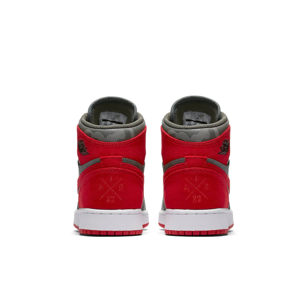 (GS) Air Jordan 1 Retro Hi Prem 'Bred Camo' 822858-032