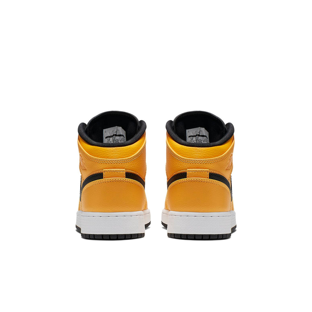 (GS) Air Jordan 1 Mid 'University Gold Black' 554725-700