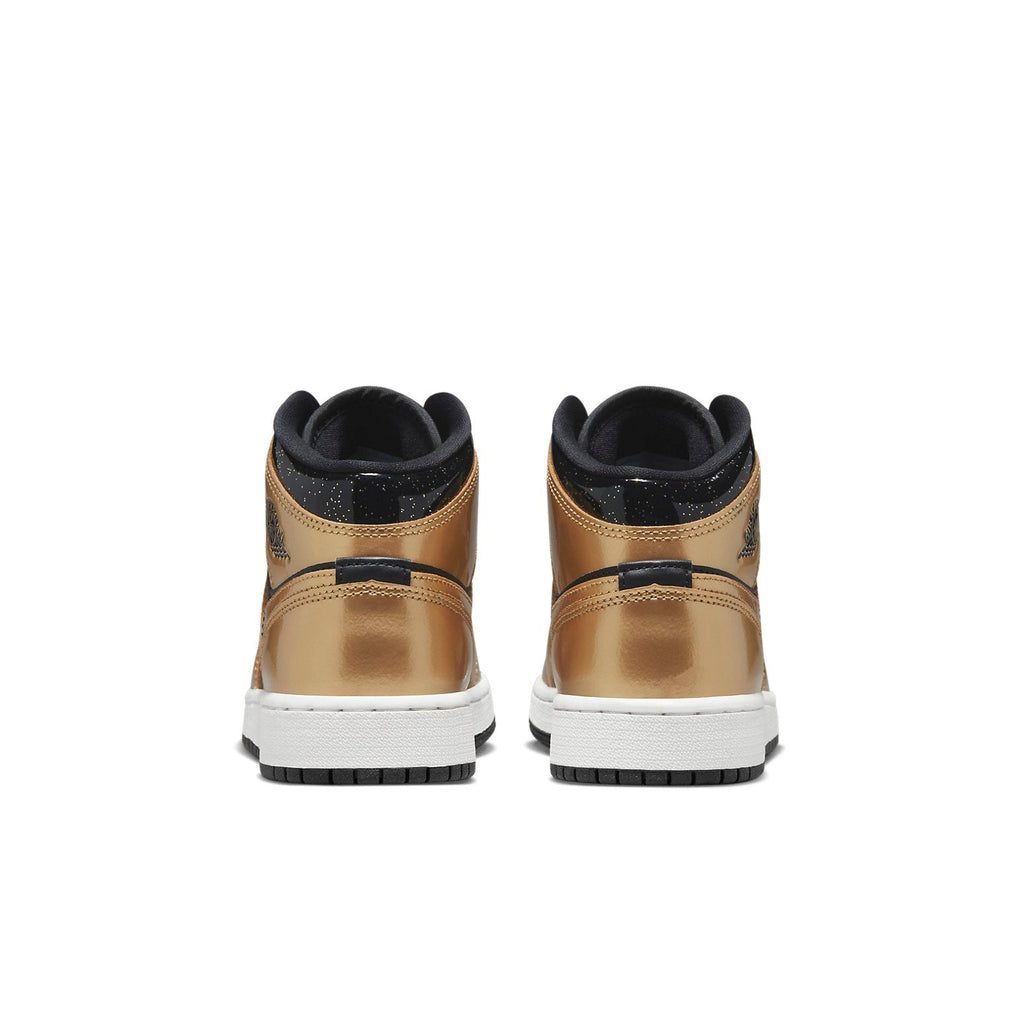 (GS) Air Jordan 1 Mid SE 'Metallic Gold Black' DR6967-071